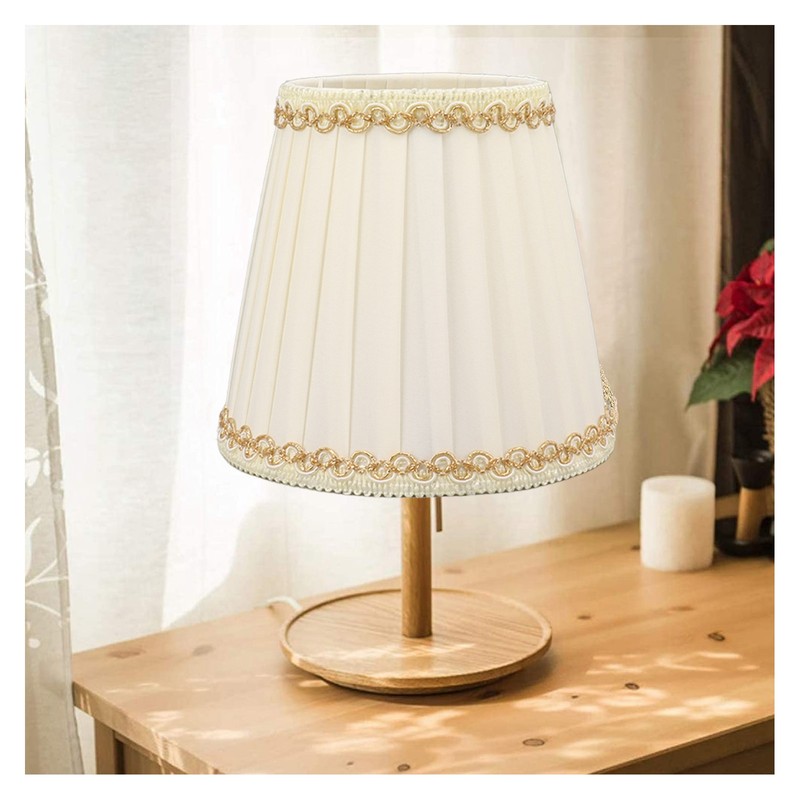 6PCS Set Small Lamp Shade Modern Style Cloth Clip On