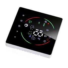 Smart Thermostat, WiFi Remote Control, 7 Day Schedule, User Friendly LED Display, Energy Efficient, East2 3A WiFi Programmable Thermostat with Versatile Applications, Flame