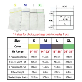 Catheter Leg Bag Holder Cover - Urine Bag Holder Carer Comfortable Foley Leg Bag Sleeves Protector, Ultra-Soft & Breathable(M)