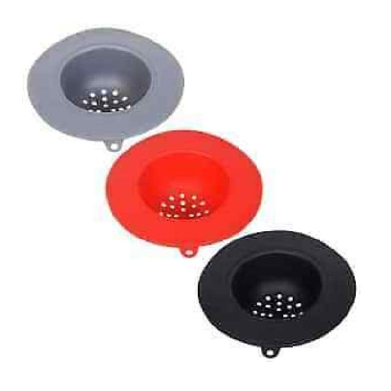 Cooking Concepts Silicone Sink Strainers- Pack of 2 (Grey)