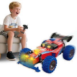 IPLAYBLOOM 2.4 GHz Remote Control Off-Road Racing Car,RC Cars Toys with Two Rechargeable Batteries and USB Charging, 1:16 Electric Vehicle Gifts for Kids Girls Boys