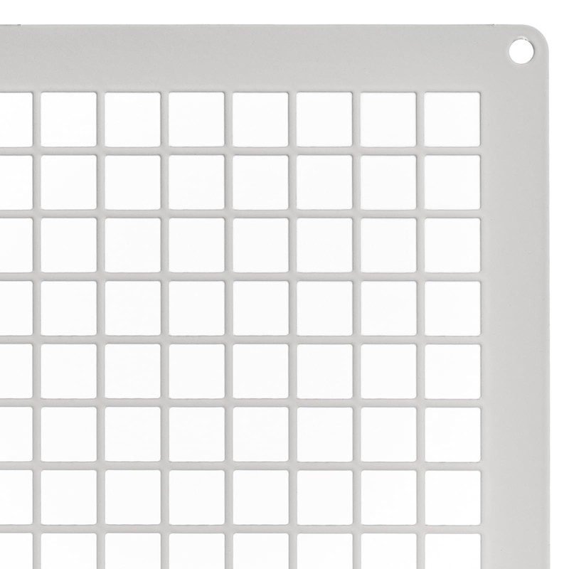 Repa Market 15 x 15 cm White Galvanized Steel Square