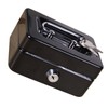 Cash Box with Money Tray Metal Storage Safe Lock Box