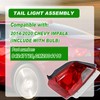 Lochnchn Rear Tail Lights Compatible with Chevy Impala 2014-2020 Outer