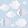 CENPEK 3D Cloud Decor Set, Hanging Clouds for Ceiling, Artificial