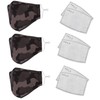 Children's Camouflage Cotton Face Mask, Reusable, Washable & Dustproof, Breathable