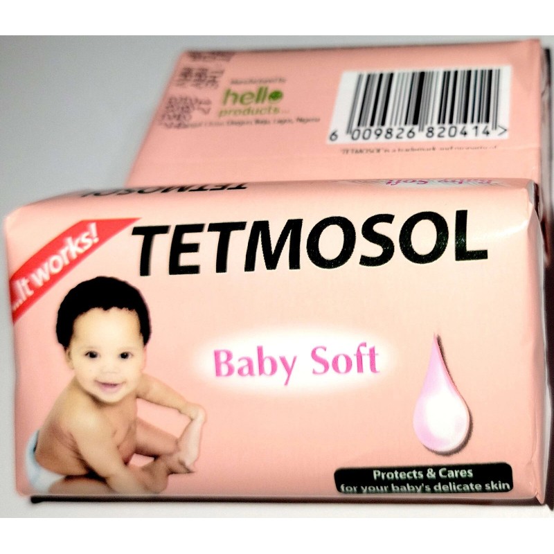 Tetmosol Baby Soft Soap - 75g - Pack Of 6