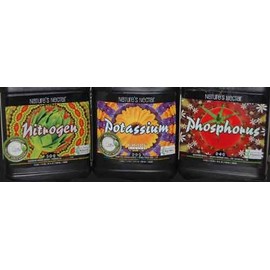 Nitrogen 5-0-0, Phosphorus 0-4-0, Potassium 0-0-5, Quart