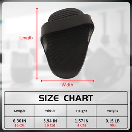 DUFFOBAN Grip Pads Lifting Grips, Palm Protection Workout Gloves, Anti-Slip Rubber Gym Gloves Lifting Pads for Weightlifting, Pull Ups, Crossfit and Exercise Training, Black