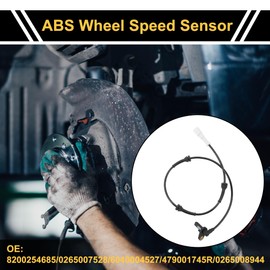 REPAIROCK ABS Wheel Speed Sensor Rear Left ABS Sensor Anti-lock Braking System Sensor No.8200254681/6040004524 for Renault Clio II BB CB Hatchback 1.2L-2.0L