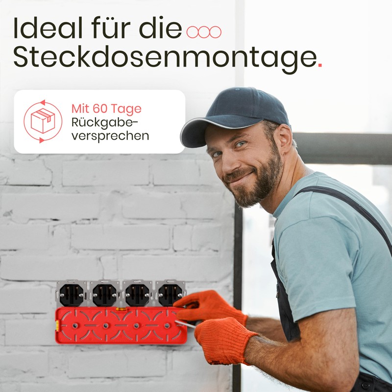 LAINFELD Drilling template for sockets, including spirit level, electrician, spirit