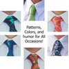 Crazy Dog T-Shirts Papa Bear Necktie Novelty Ties for Men