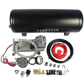 JDMSPEED New Medium Duty Onboard Air System Air Compressor 12V With 2.5 Gallon Tank