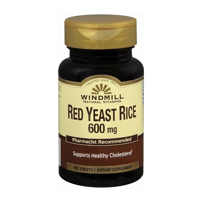 Windmill RED YEAST RICE 600MG TABLET 60CT WINDMILL