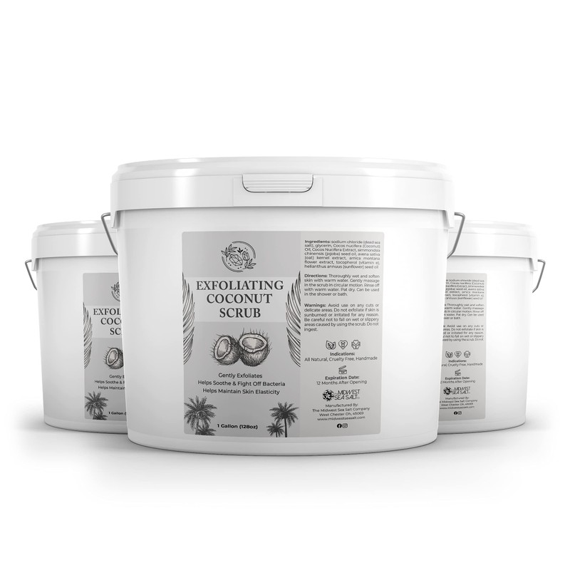 The Midwest Sea Salt Company - Exfoliating Coconut Oil Scrub