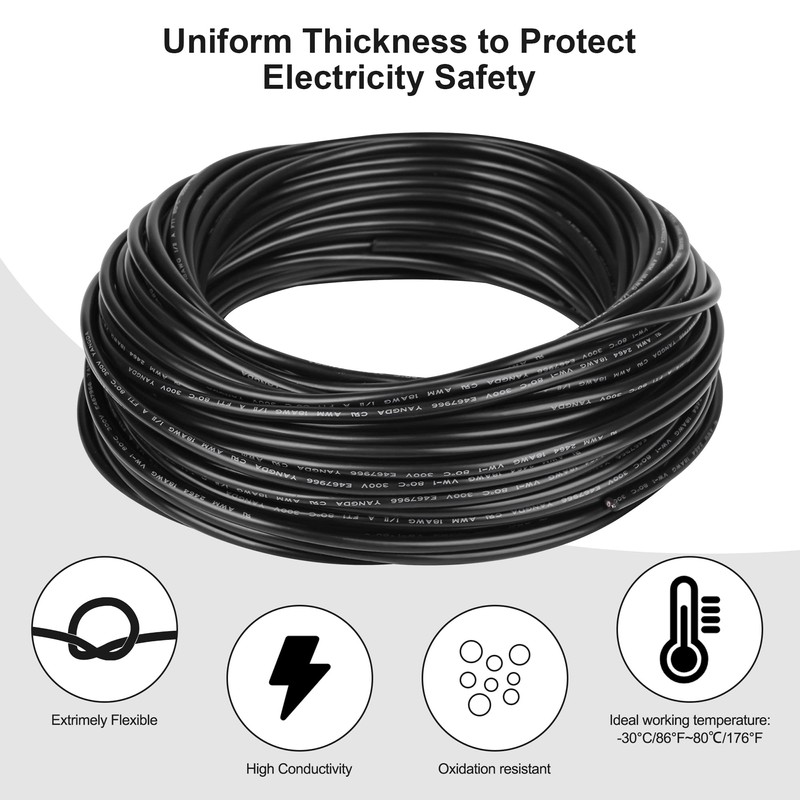 12 Gauge Wire 2 Conductor,12 AWG Electrical Wire Stranded PVC