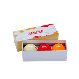 CRICAL ZOKUE Carom Ball Set Carom Billiard Balls (61.5 mm) Complete 3 Ball Set for Beginner