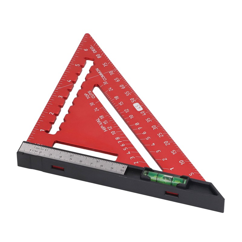 7 Inch Rafter Square with Level High Accuracy Aluminum Alloy