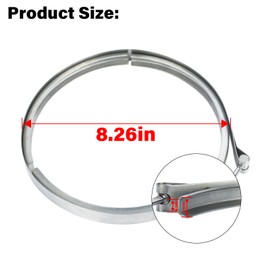 uhzz Sx310N Flange Clamp Ring Replacement - for Hayward Pool Sand Filter Parts Pro Plus Series Sand Filter Models S310s、S244s、S210s、S311sx、S311sxv、S360sx Pool Filter Clamps