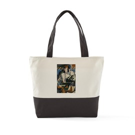 CafePress Harlequin With A Guitar, 1917 Canvas Tote Top Zipper Closure