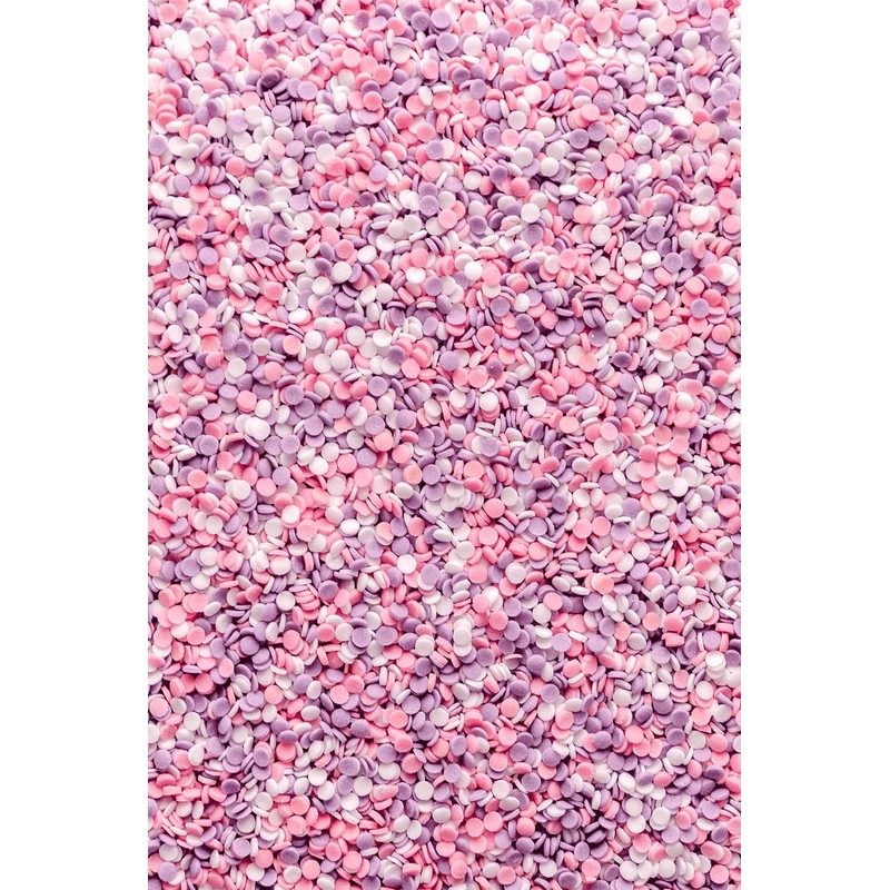 SPRINKLY - Matt Sugar Confetti - Pink, White & Lilac
