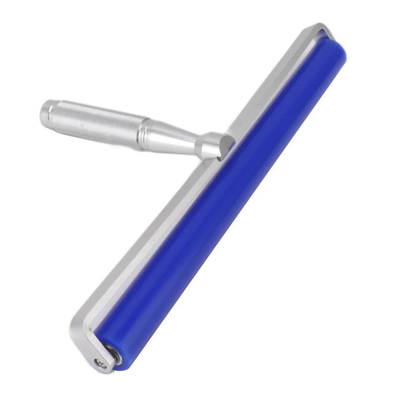 Dust Removal Roller Silicone Soft Aluminum Alloy Handle Iron Bearing