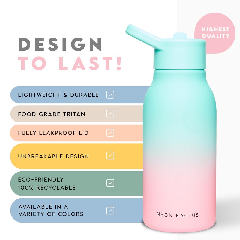 Neon Kactus Tritan Bottle 340 ml - Germany (Twist &