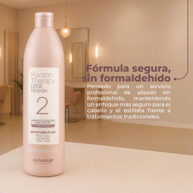 Tratamiento Cabello Alisado Alfaparf Keratin Therapy 2 500ml