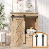 ZEKOO 2.5-8 FT Super Mini Sliding Barn Door Hardware Kit