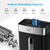 BONSEN Shredder for Home Office, 4 Gallons 8-Sheet Cross Cut