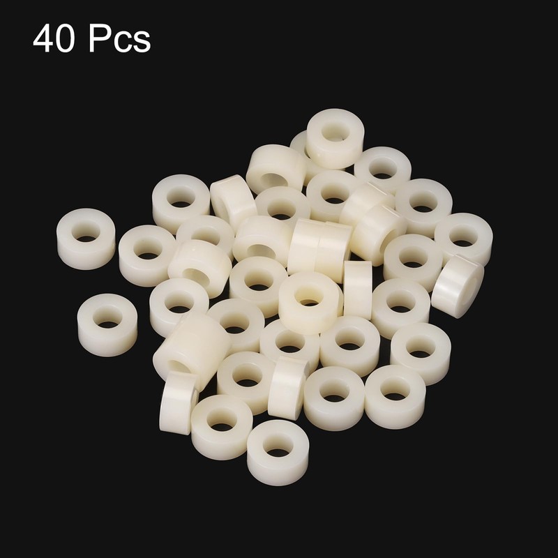 QUARKZMAN Round Spacer Washers for M5.5 Screws Made of ABS,