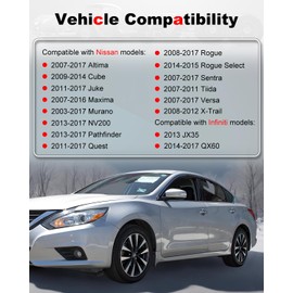 Amblee Transmission Speed Sensor Compatible with 2003-2017 Nissan Altima Cube Juke Maxima Murano NV200 Pathfinder Quest Rogue Select Sentra Tiida Versa, Infiniti JX35 QX60 for 31935-8E007 SU6857