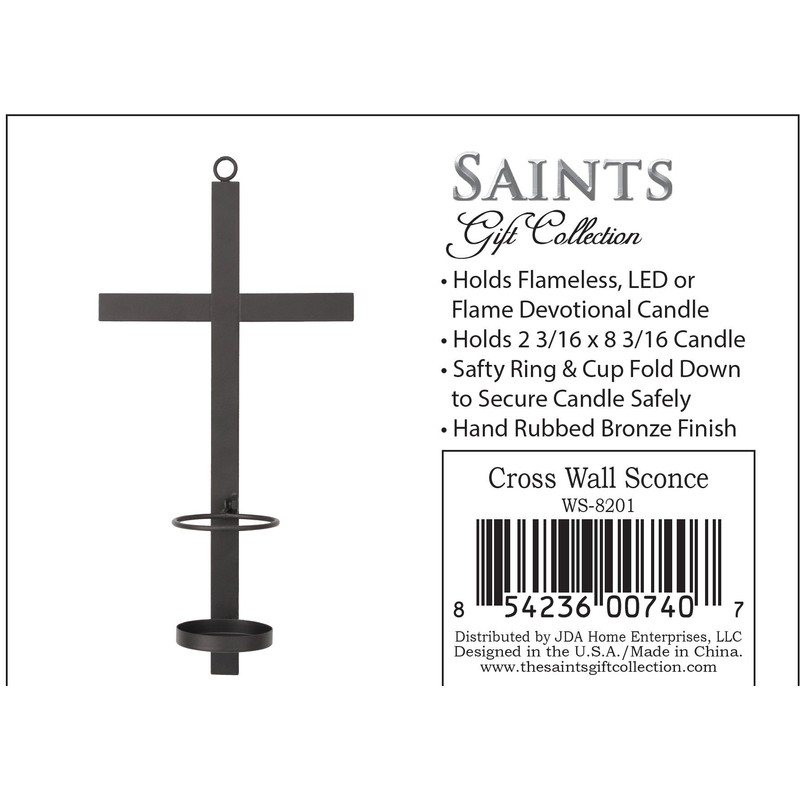 THE SAINTS COLLECTION St Peregrine, LED Flameless Devotional Prayer Candle