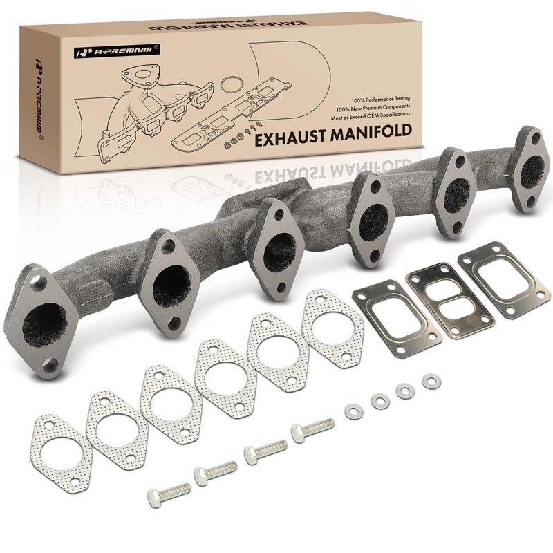 A-Premium Engine Exhaust Manifold Kit W/Gaskets & Bolts & Washers