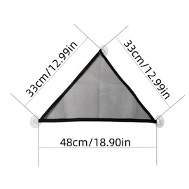 Changyeah Reptile Hammock,2 pcs Triangular Lizard Lounger Small Bearded Hanging nets Snakes Breathable Lounger net,mesh Lizard Hammock for Reptiles Such as Lizards, Snakes, Geckos