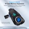 Bluetooth Motorcycle Helmet Headset with HD Action Camera 1080P Video/Photo,Hands-Free