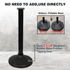 2 Pack Stanchions Post with Velvet Rope, Crowd Control Stanchions,
