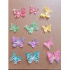 Unbranded Assorted Butterflies Paper Die Cut scrapbooking 6pcs