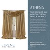 Elrene Home Fashions Venice Curtain Panels with Scarf Valance -