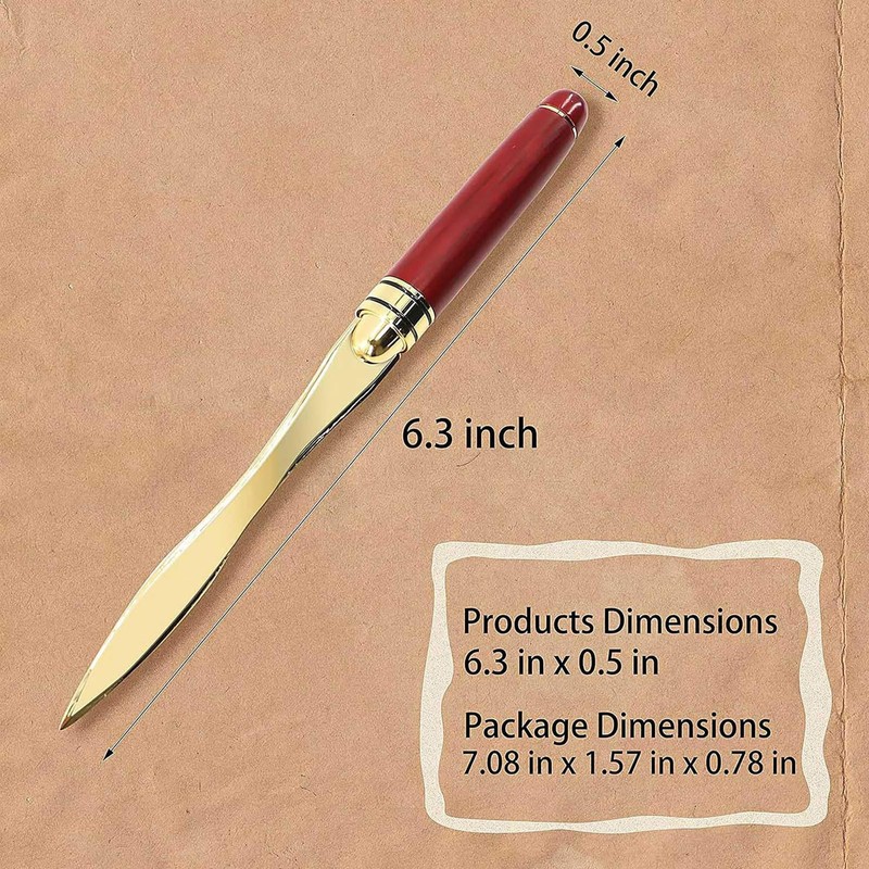 Wooden Handle Letter Opener Envelope Opener Split File Envelope Stationery