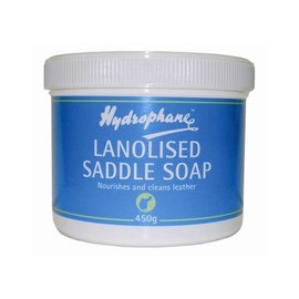 Hydrophane Lanolised Saddle Soap - 450 g - nourishing and moisturising