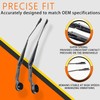 AutoHornix 1 Pair Front Windshield Wiper Arm Kit Noiseless Fits