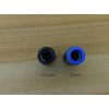 1/2" OD x 12mm OD Pneumatic quick Connector Push to