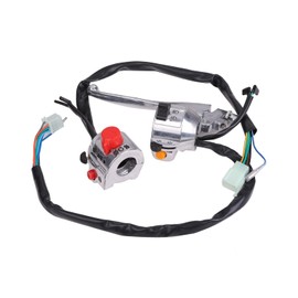 Honda Plated Switch Box Clutch Lever Unit 7/8'' 22mm Handlebar Left and Right Set CB250T CB400T CB250N CB400N Hawk 2 Bub, etc. Old Car External Product