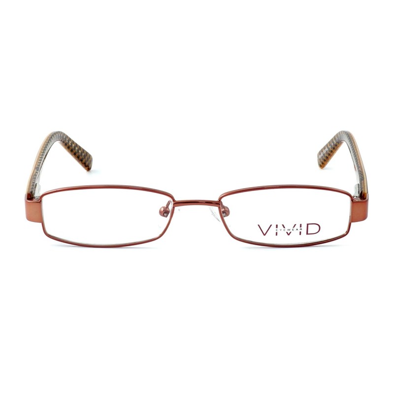 Calabria Viv Kids 117 Rectangular Reading Glasses +3.75 Brown Girls