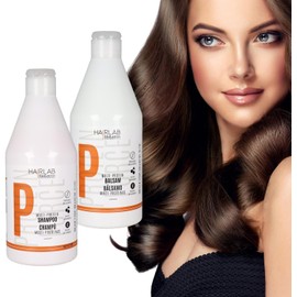 Shampoo Y Bálsamo Multi Proteínas Sin Parabenos Sin Sulfatos Vegano 600ml Cada Uno