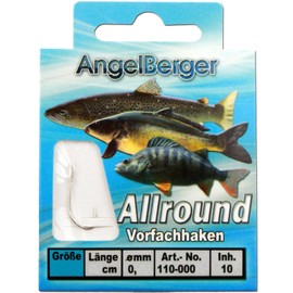 Angel Berger Leader Hook Tied Hooks (All-Round, Size 6 0.22 mm)