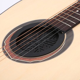 Guitar Sound Cover, Rubber Sound Hole Cover Screeching Halt Block Feedback Buffer for Acoustic Classic Guitar 41''/42''