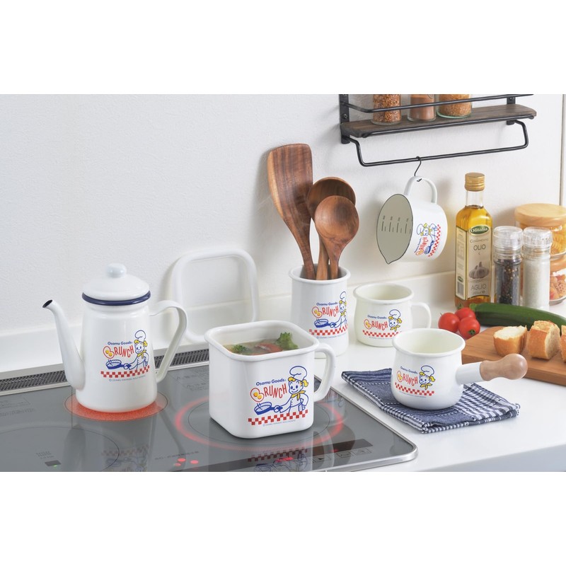 Osamu Goods OG-19 Branch Enameled Multi Square Pot 3.5 gal