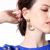 Gilieyer Earrings Star Moon Bohemian Earrings for Women Long Asymmetric